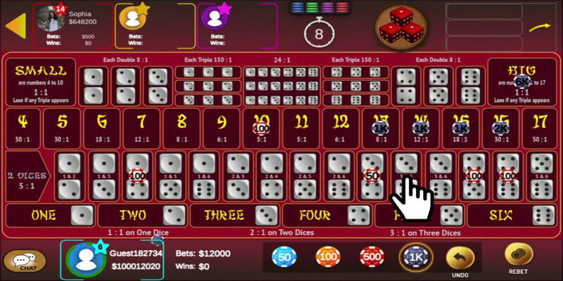 Thông tin về game Sicbo